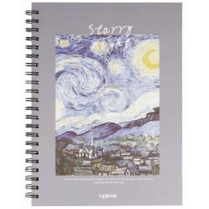 Kołoszkicownik Lenwa A4/40/160g V. van Gogh Gwiaździsta noc